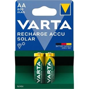 Varta Recharge ACCU Solar AA 800mAh 2er Blister