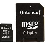 Intenso Micro SD Card 64GB UHS-I inkl. SD Adapter