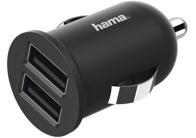 Hama 210562 KFZ-Ladegerät 2-fach USB 2,4A, 12W