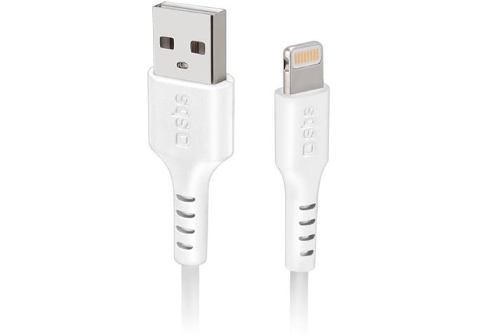 SBS USB auf Lightning Kabel 3m, weiß