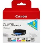 Canon PGI-550/CLI-551 Multipack PGBK/C/M/Y/BK/GY