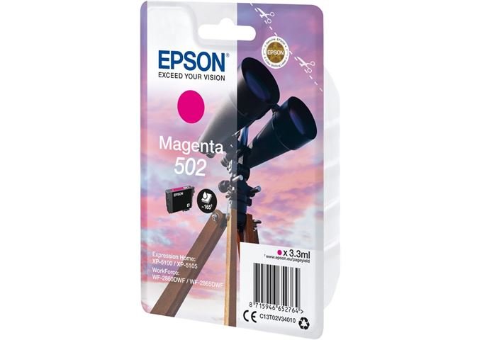 Epson 502 Magenta, 3,3ml 165 Seiten Standard Kapazität